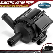 New Engine Auxiliary Electric Water Pump for Ford Focus 2015-2018 L3 1.0L 3 Pins