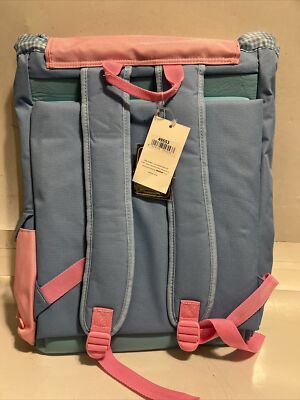 floral patchwork mini backpack Holly Hobbie Vintage Blue Floral Patchwork Small Backpack Bag Purse NWT  17x14x6”