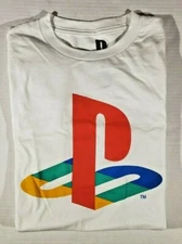New Play Station T-shirt Size Small, White