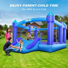 Commercial Large Inflatable Slide Bounce House Jump Bouncer for Kids with Blower
