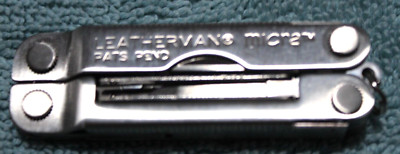 Vintage The Original Leatherman Micra w/Instructions, Box, Lanyard VGC 