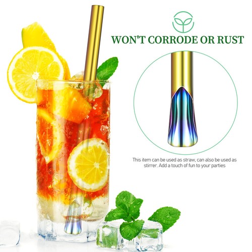 Reusable Straws & Smoothie Straws Bubble Tea Straw Party Drinking Straws - Picture 8 of 12