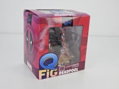 Deadpool Figur Loot Crate QMX Marvel Comics Q Fig Exclusive Toy Doll Anime