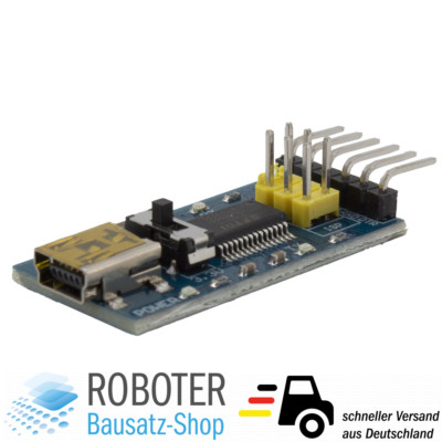 FTDI Basic Program Downloader -  USB zu TTL FT232 - Breakout Modul 3.3V 5V