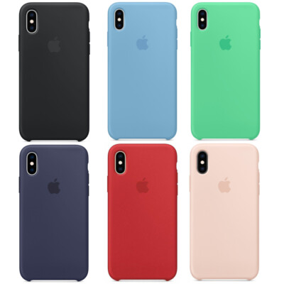 Original Apple iPhone XS Silikon Schutz Hülle Case Cover in Originalverpackung