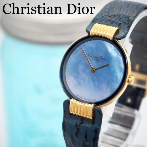 Montre dior femme bleu sales