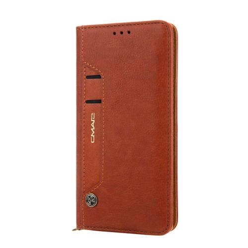 Genuine Leather Wallet Case Magnetic Flip Cover for Samsung Galaxy A14 A34 A54 - Picture 3 of 33
