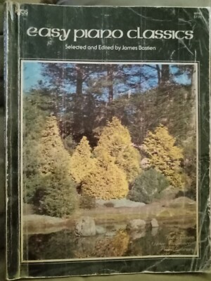 Easy Piano Classics By James Bastien Older Beginner Piano Library.159pages.1978 | eBay