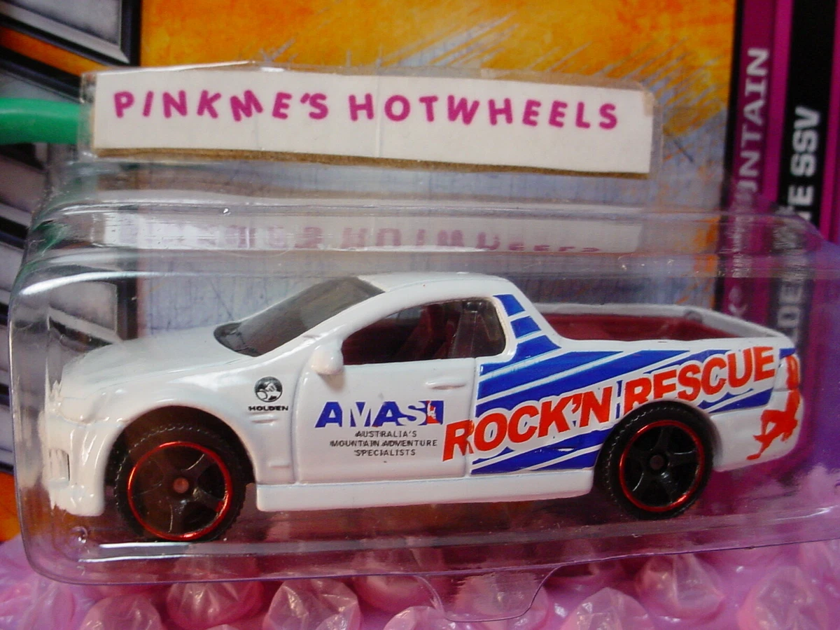 2012 Matchbox 56 HOLDEN UTE SSV 2010 white Australia s Mountain ROCK N RESCUE