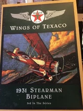 TEXACO 3RD IN  SERIES 1931 STEARMAN BIPLANE