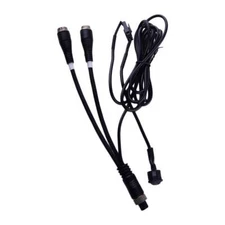 2-Way Video Swap Switch Cable for Car Monitor To Connect Backup Camera Black