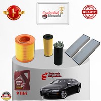 Inspektionskit Filter + ÖL Audi A6 II 3.0 Tdi V6 171KW 233CV Von 2007-> 2008