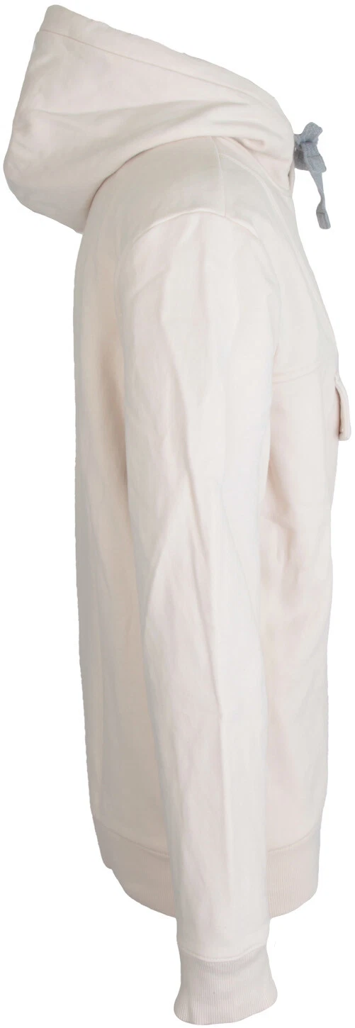 SACAI NAPAPIJRI Felpa con cappuccio uomo felpa BURGEE WINT 2 WHITECAP GREY 2XL XXL