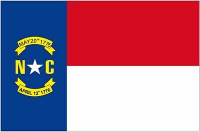 Aufkleber Sticker Flagge Fahne USA - North Carolina Autoaufkleber
