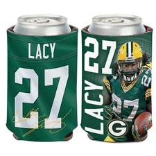 Green Bay Packers Wincraft #27 Eddie Lacy 12oz Can Coolie FREE SHIP