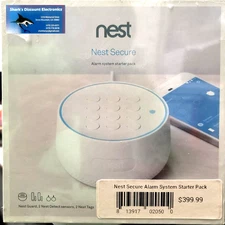 Secure Home Security & Alarm System Starter Pack - H1500ES - White - New