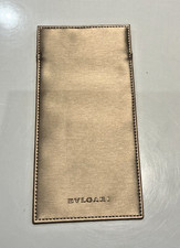 Bvlgari Authentic Sunglasses Eyeglasses Magnetic Pouch Soft case Gold