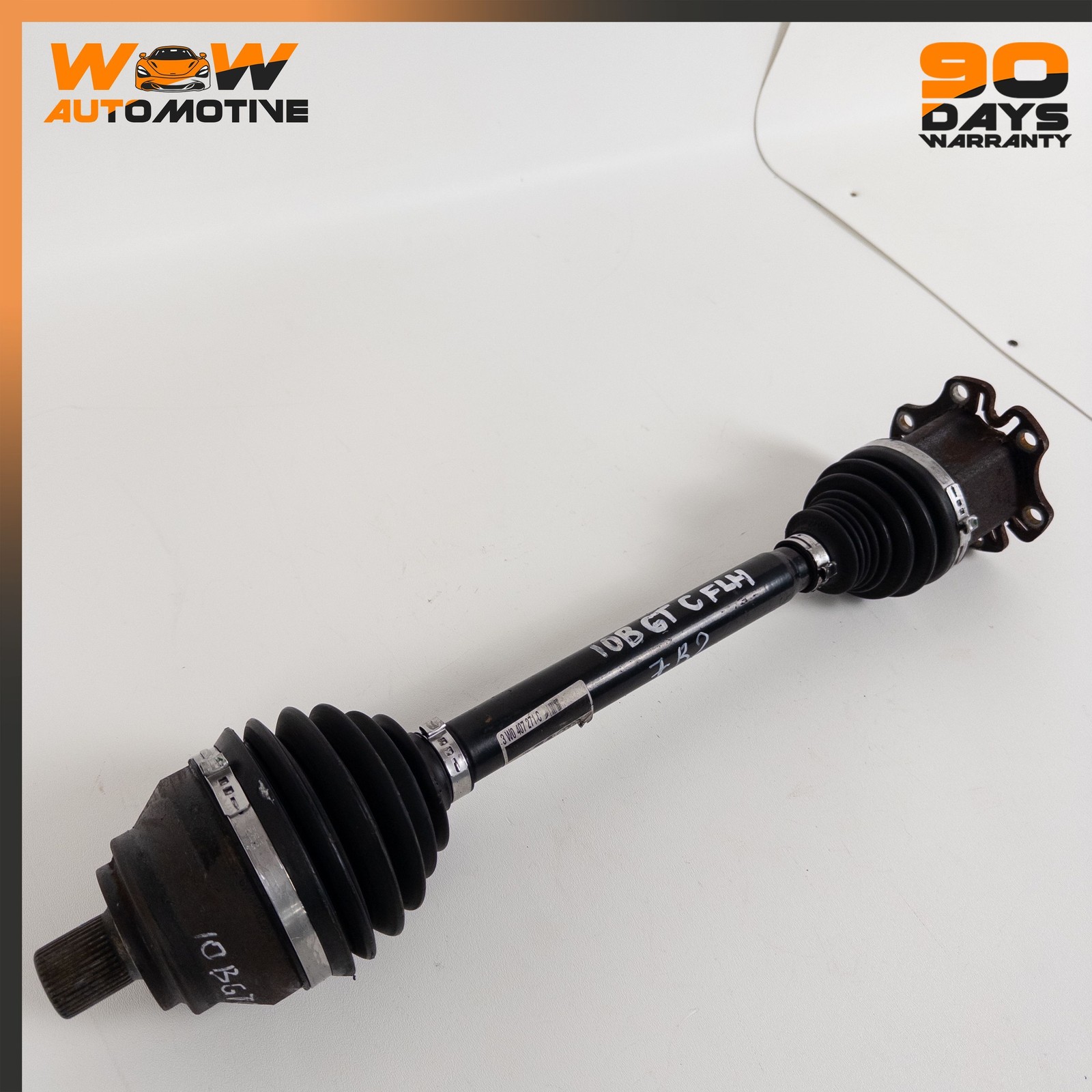 04-13 BENTLEY CONTINENTAL GTC GT FRONT LEFT DRIVER SIDE CV AXLE SHAFT OEM