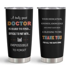 Doctor Gifts Tumbler 20oz, Doctor Appreciation/Graduation Gifts for Men/Women...