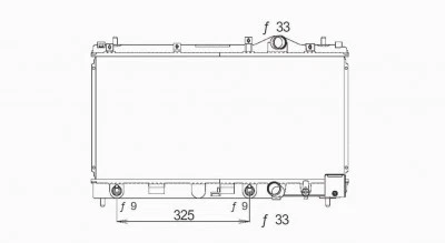 Radiator for 95-99 Chrysler Neon 2.0L L4 Single Row PC (w/AC) 4740097 Foto 2 de 4
