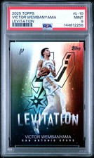 2025 TOPPS LEVITATION #L-10 VICTOR WEMBANYAMA PSA 9