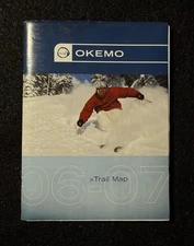 OKEMO 2006-07 Pocket Ski Brochure Trail Map VERMONT Skiing Souvenir Travel