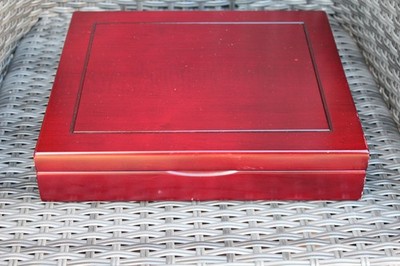 Münzkassette Münzenbox Schatulle Münzen Aufbewahrung Holzkassette