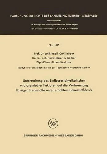 Untersuchung des Einflusses physikalischer und chemischer Faktoren auf die Verbr - Picture 1 of 1