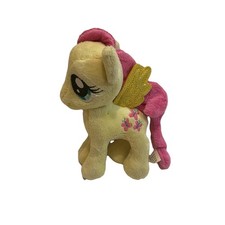 My Little Pony Fluttershy Yellow Pink 6 Stuffed Plush Animal 2013 Toy
