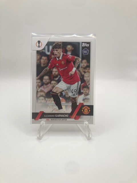 2022-23 Topps Chrome UEFA Club Competitions #50 Alejandro Garnacho Refractor