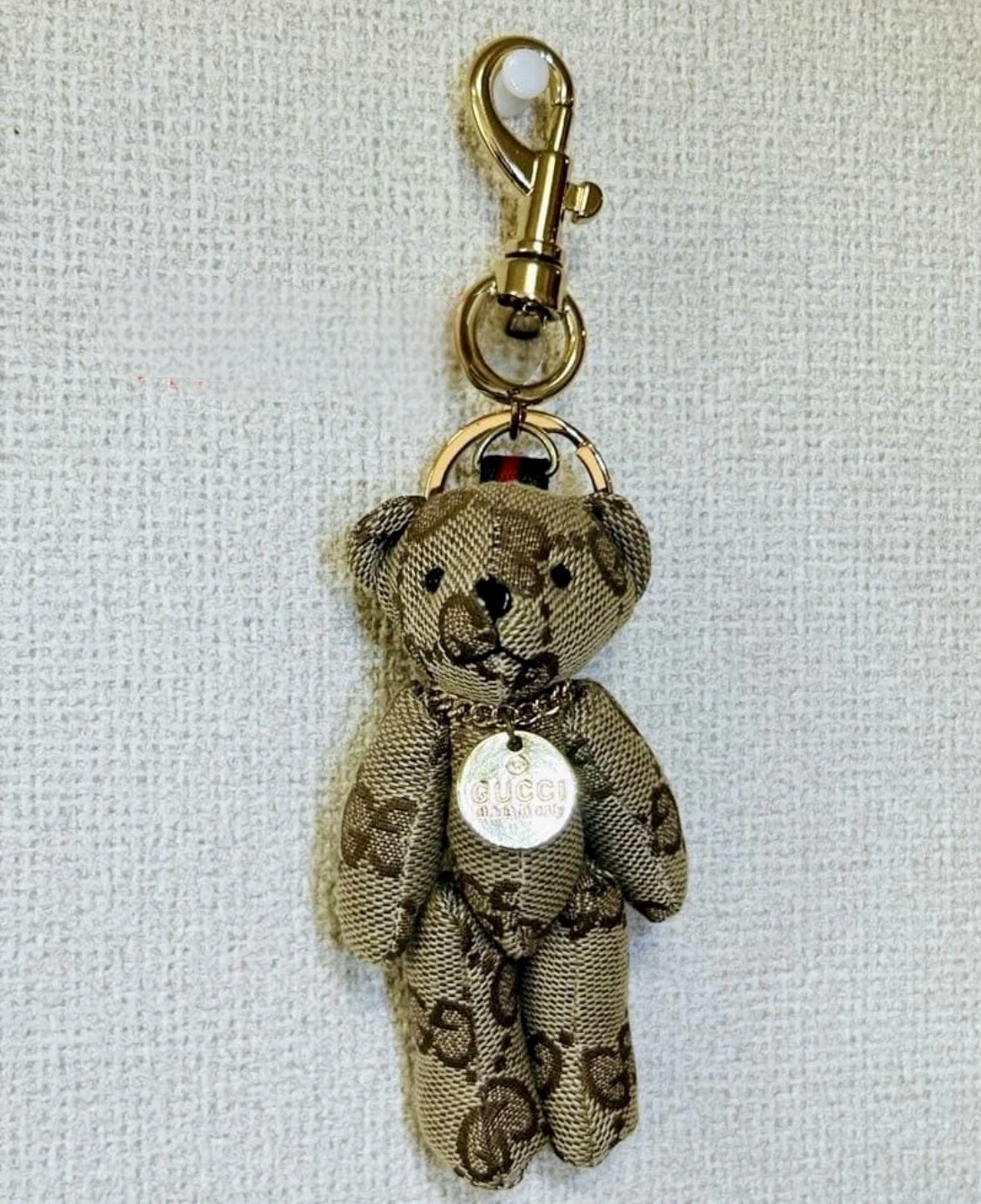 Gucci Teddy Bear Bag Charm Keychain