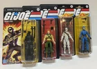 Lot Of 4 G.I. JOE RETRO 3.75" ACTION FIGURES WALMART EXCLUSIVE HASBRO 2020