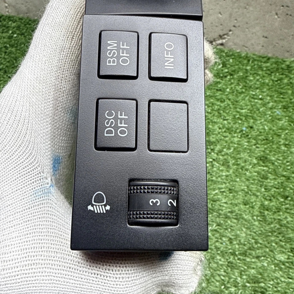 Interruptor de atenuación Mazda 6 2009 2010 interruptor de liberación de maletero BSM OEM GS4G66170 tracción Foto 3 de 4