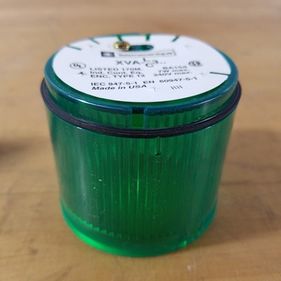 Telemecanique XVAC331, XVA-L3C Green Stack Beacon Light, 240V, 7W - NEW