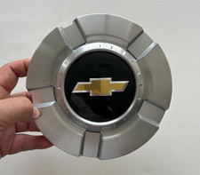 1x Tapa central de rueda Chevrolet cromada negra 7 pulgadas Chevy Silverado 1500 2007-2019