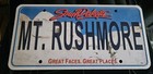 Mt Rushmore souvenir vanity License Plate Estate Item As Is Good Condition  — photo 1
