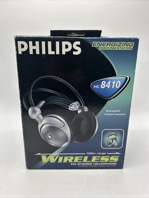 Neue alte Socke, neuwertig, Philips HC8410 SBC HC8412 HC8415 FM kabellose Kopfhörer