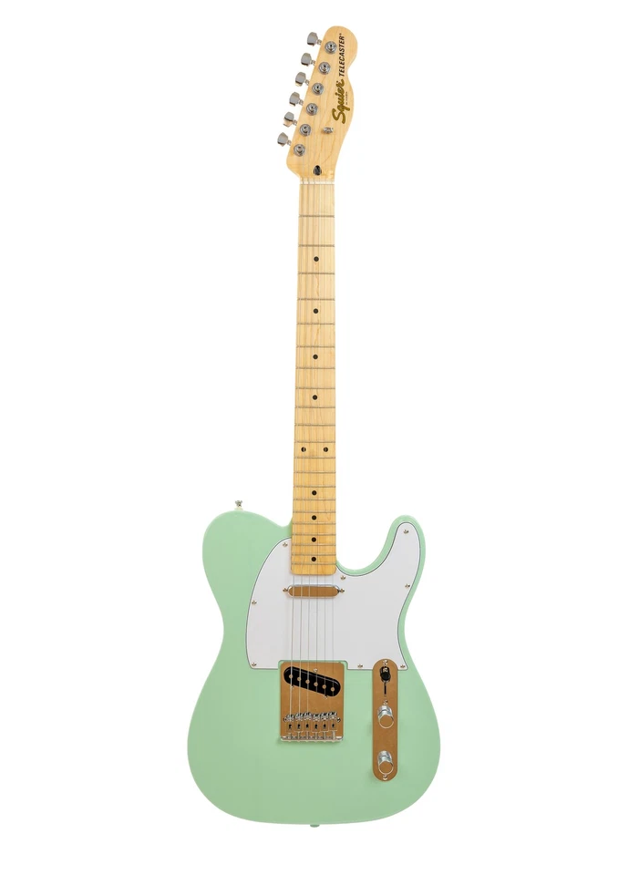 Fender Squier Affinity Telecaster - Verde surf con bolsa de concierto Foto 2 de 4
