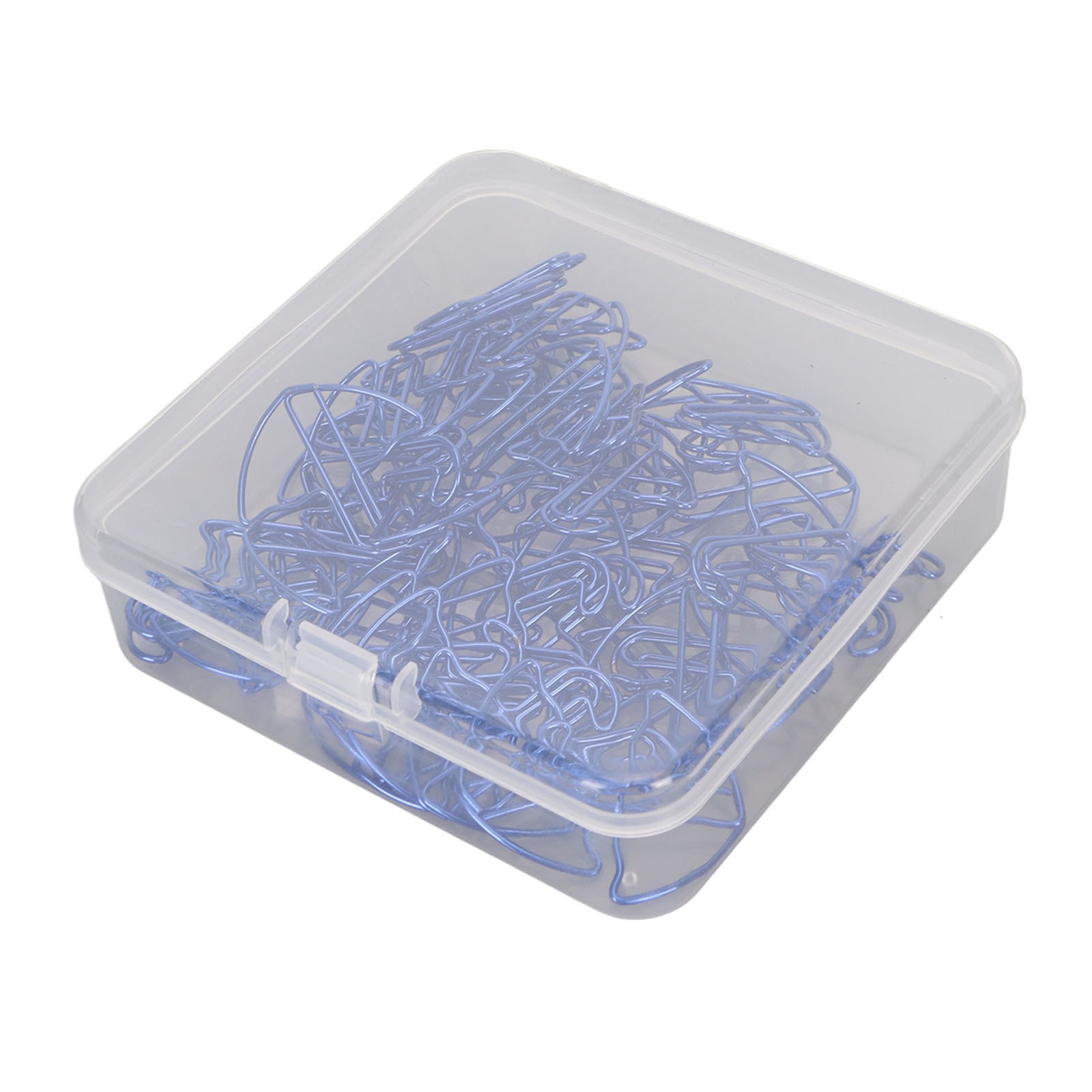 50pcs Paper Clips Strong Clamping Power Electroplating Process Colorfast Papercl