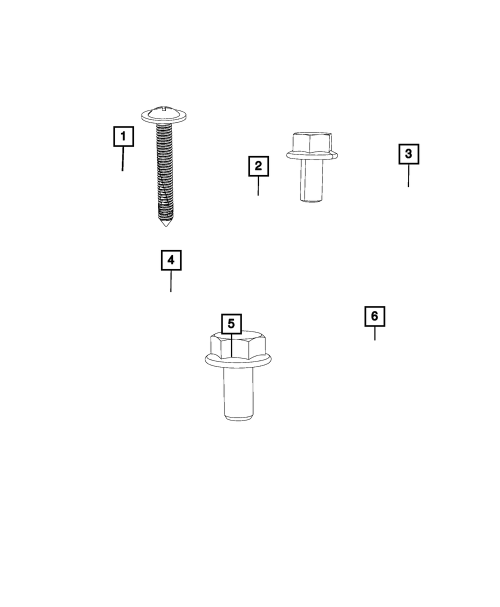 Genuine Mopar Wiring Clip 68134958AA