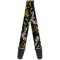 Guitar Strap - Born To Raise Hell Close-Up Black (Us Import) ACC NEU