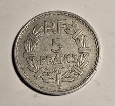 Moneda Francia 5 Francos 1947