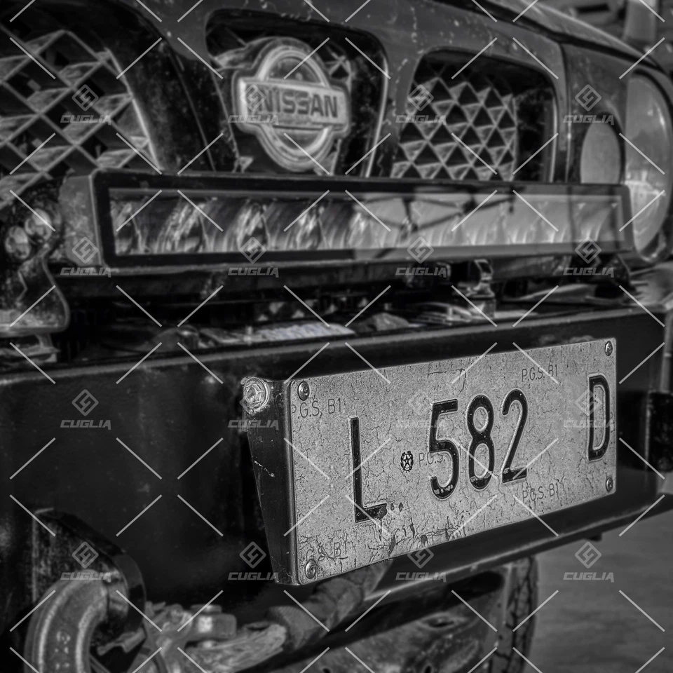 Portatarga Inclinabile Regolabile A Cerniera Per Paraurti Fuoristrada Off Road - Imagen 2 de 4