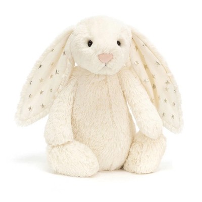 Jellycat Medium Bashful Twinkle Bunny New With Tags Plush 12  Includes dust bag