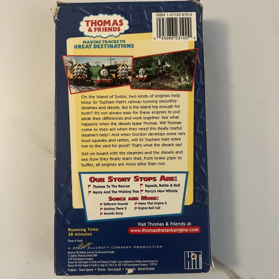 Thomas And Friends Steamies Vs Diesels VHS 2004 HiT Promotional Tape - Image 3 of 4