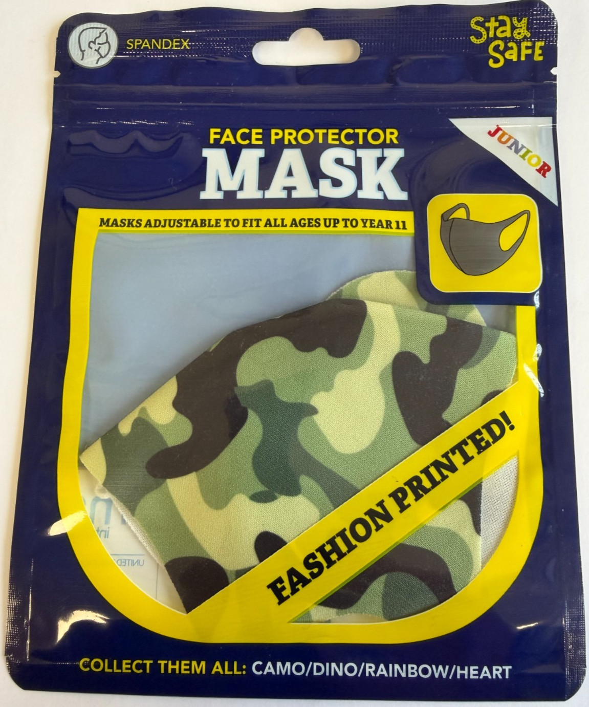 Junior Face Protector Mask ""Camo""