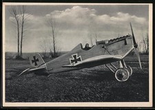 AK Avion En Métal Entier Junkers-J9 Prêt Au Décollage