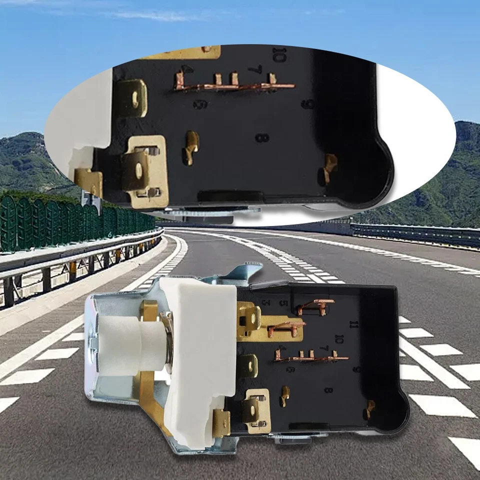 Universal For GM Headlight Switch with Billet Aluminum Knob Lever 12 Volt New - Imagem 2 de 4