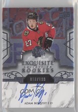 2019 Ice Exquisite Collection Platinum Rookies Signatures Adam Boqvist Auto s3g