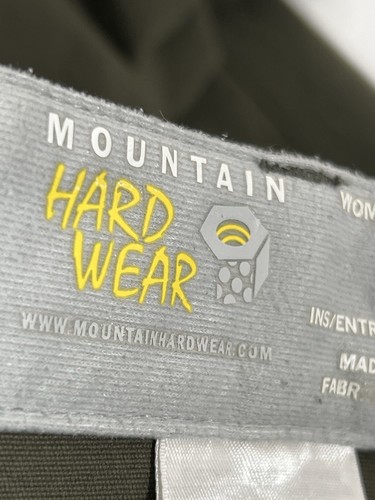 Mountain Hardwear Pants Womens 1 Green Chino Straight Leg Mid Rise Casual - Picture 2 of 23